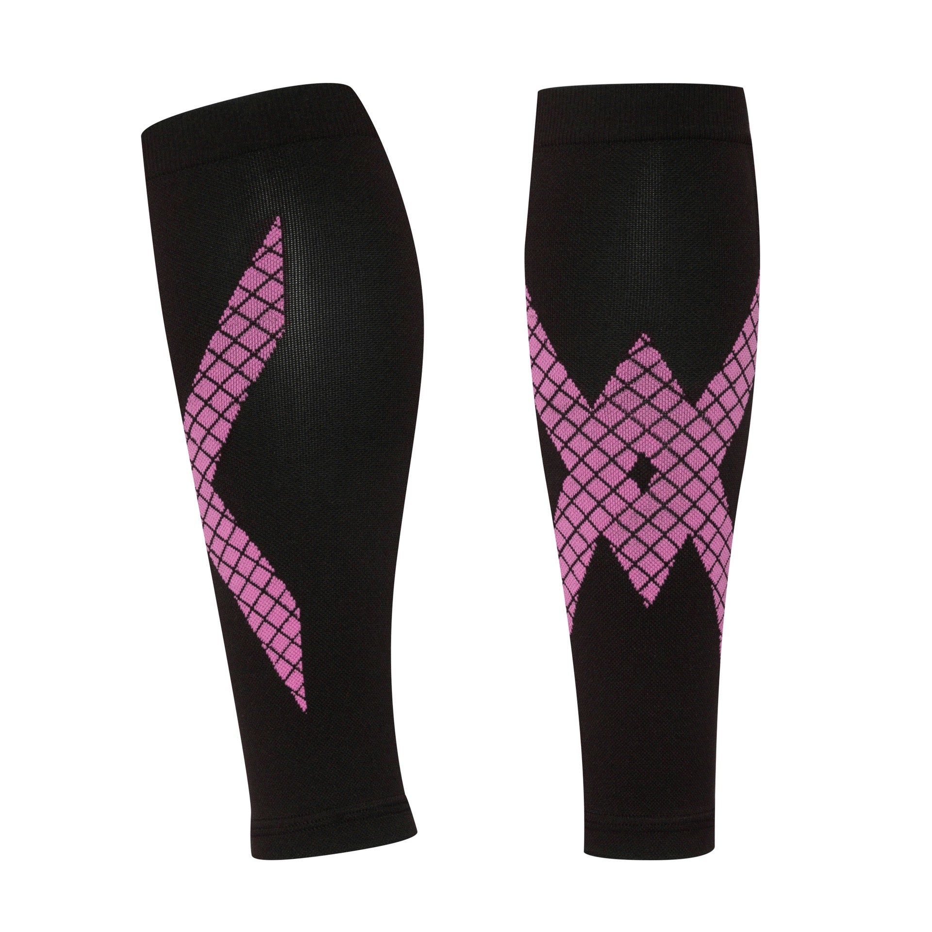 Striped Sports Compression Calf Sleeves – Professional Leg Support for Running, Gym & Outdoor Training