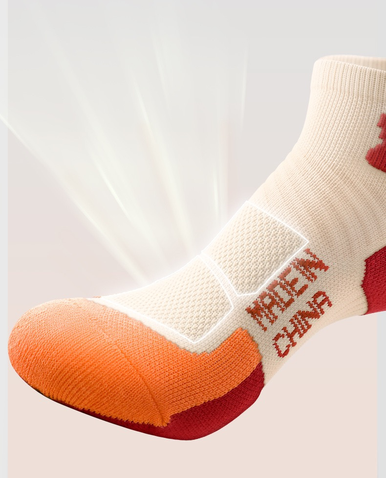 Women’s Ankle Length Running Socks – Terry Cushion, Sweat-Wicking & Odor Control
