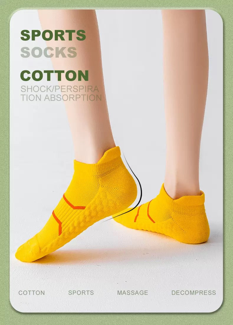 Women’s Low-Cut Sports Socks – Non-Slip Running & Training