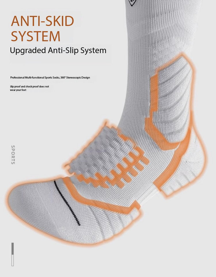 Men’s Basketball Socks – Anti-Odor Support for Teen Athletes
