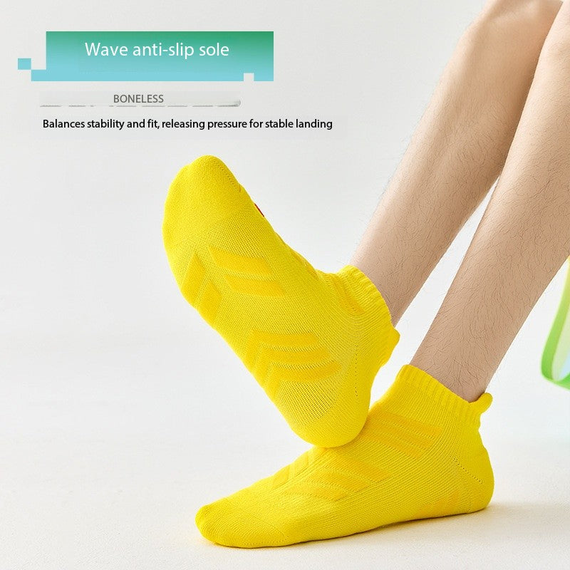 Men’s Running Socks – (Plus Size Inclusive) Terry Cushion, Sweat-Wicking & Odor Control