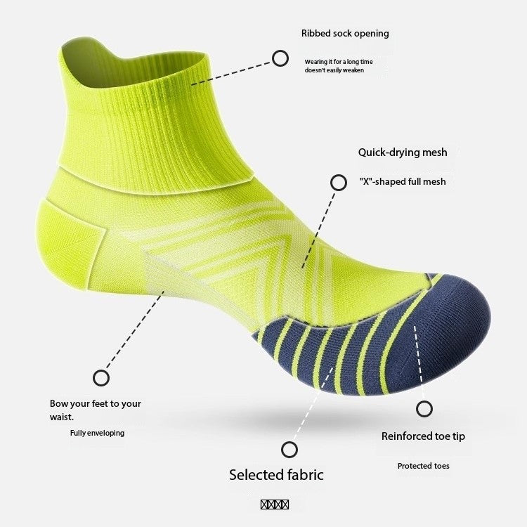 Men’s Quick-Dry Running Socks – Marathon & Summer Training