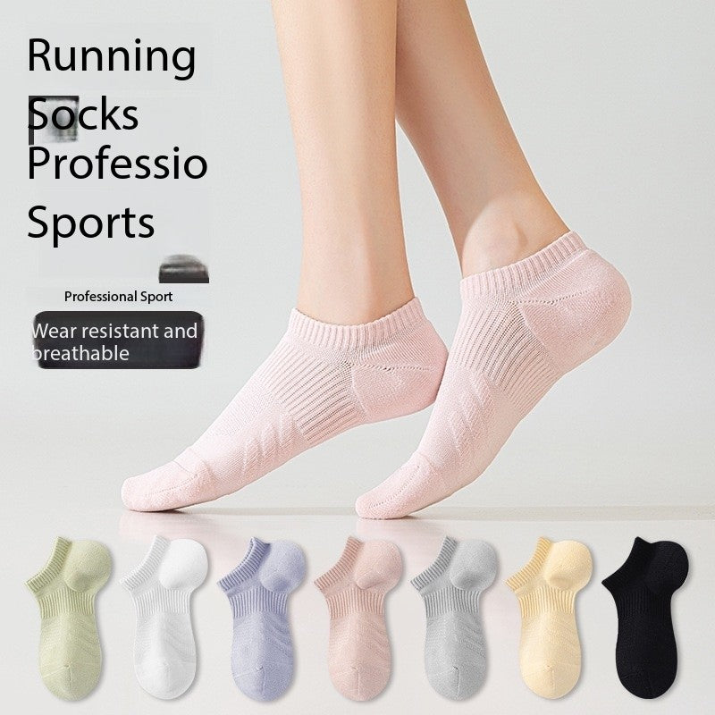 Women’s Summer Sports Socks – Towel Sole, Breathable, Sweat-Wicking & Anti-Bacterial