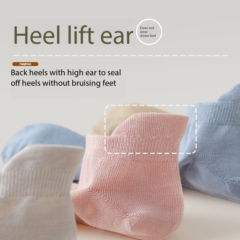 Women’s Low-Cut Cotton Socks – Perfect for Warm Summer Days
