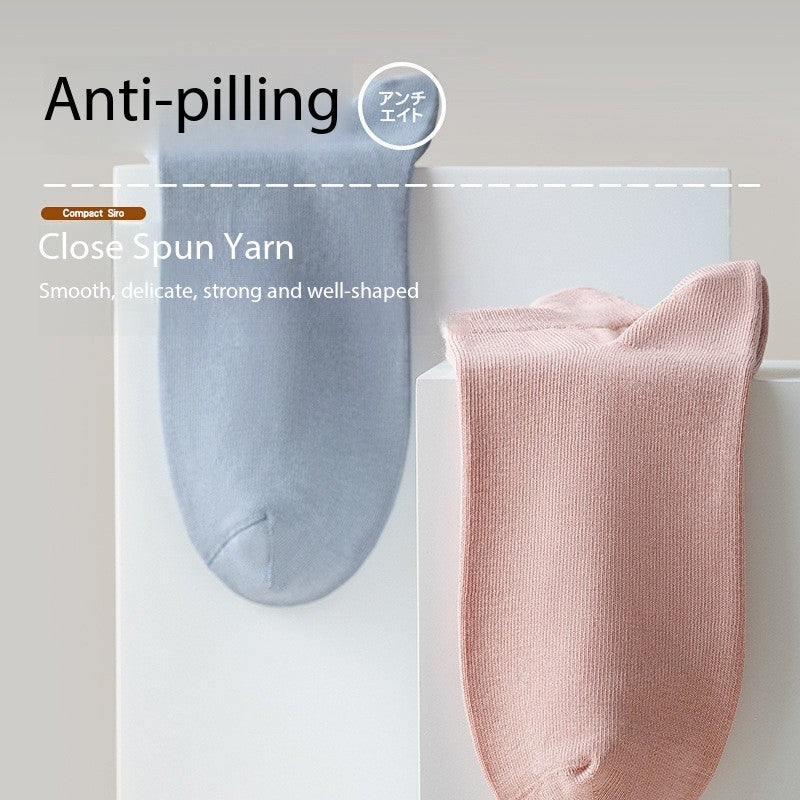 Women’s Low-Cut Cotton Socks – Perfect for Warm Summer Days