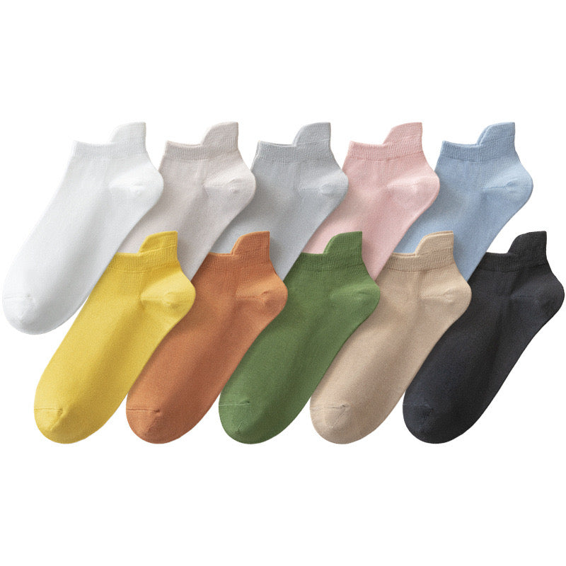 Women’s Low-Cut Cotton Socks – Perfect for Warm Summer Days