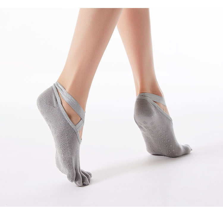 Women’s Non-Slip Five-Toe Socks | Pilates, Barre & Dance Workout