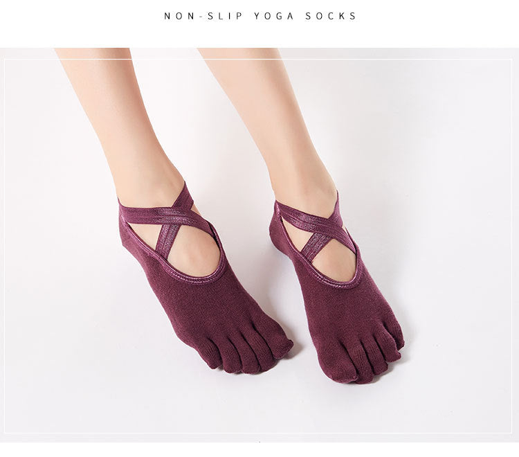 Women’s Non-Slip Five-Toe Socks | Pilates, Barre & Dance Workout