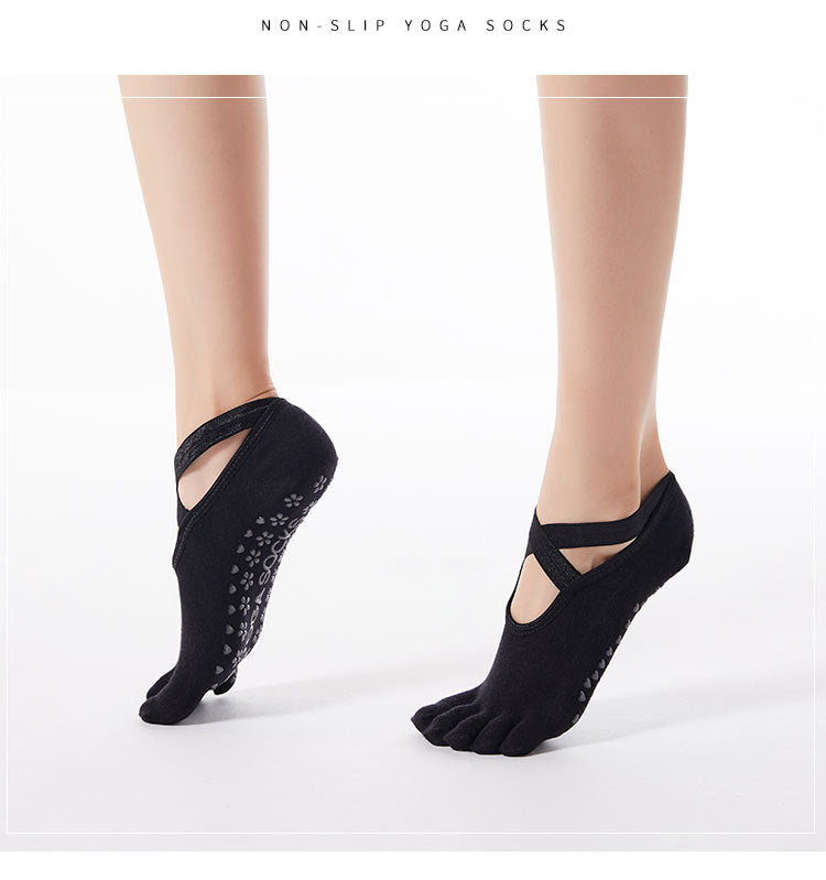 Women’s Non-Slip Five-Toe Socks | Pilates, Barre & Dance Workout