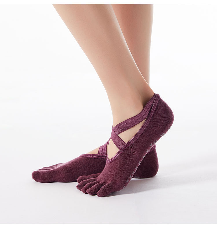 Women’s Non-Slip Five-Toe Socks | Pilates, Barre & Dance Workout