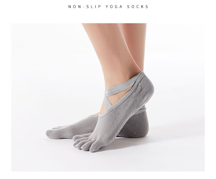 Women’s Non-Slip Five-Toe Socks | Pilates, Barre & Dance Workout